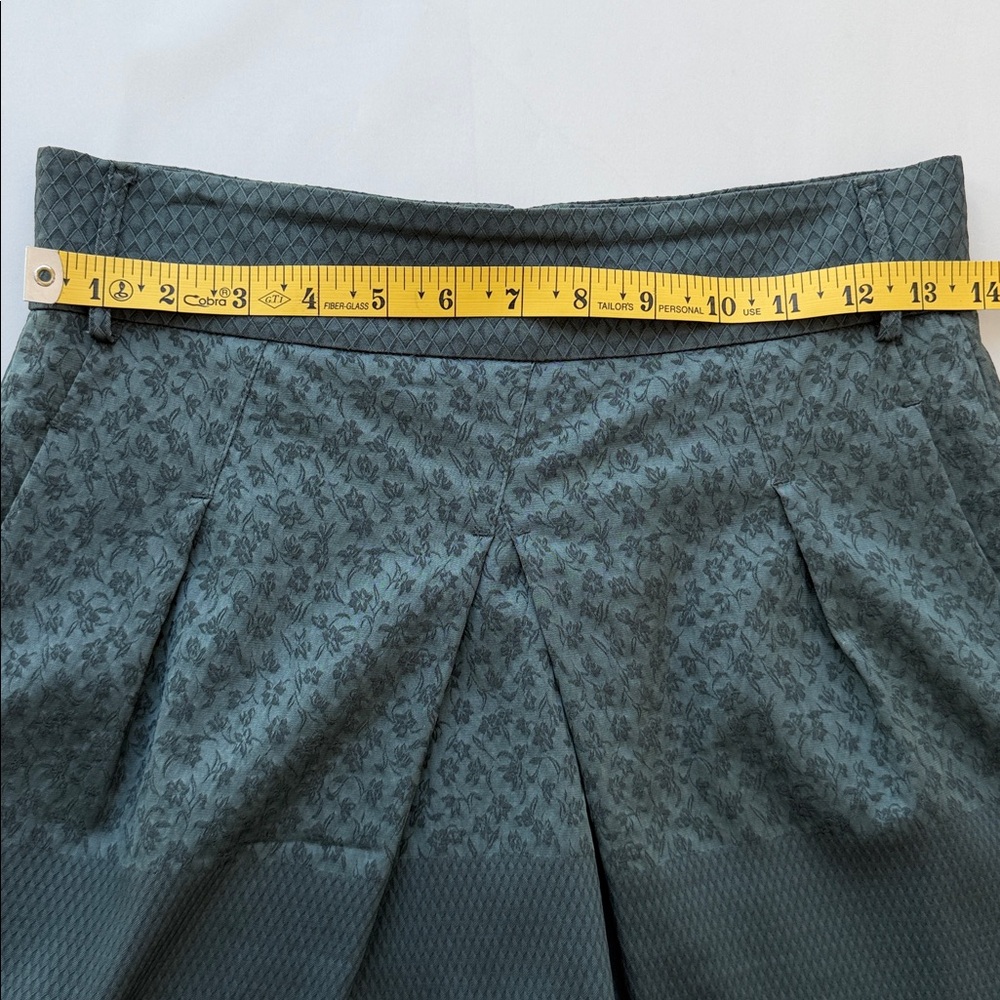 Piazza Sempione Elegant Gray/Green Skirt Made in Italy Size S. - Picture 16 of 17